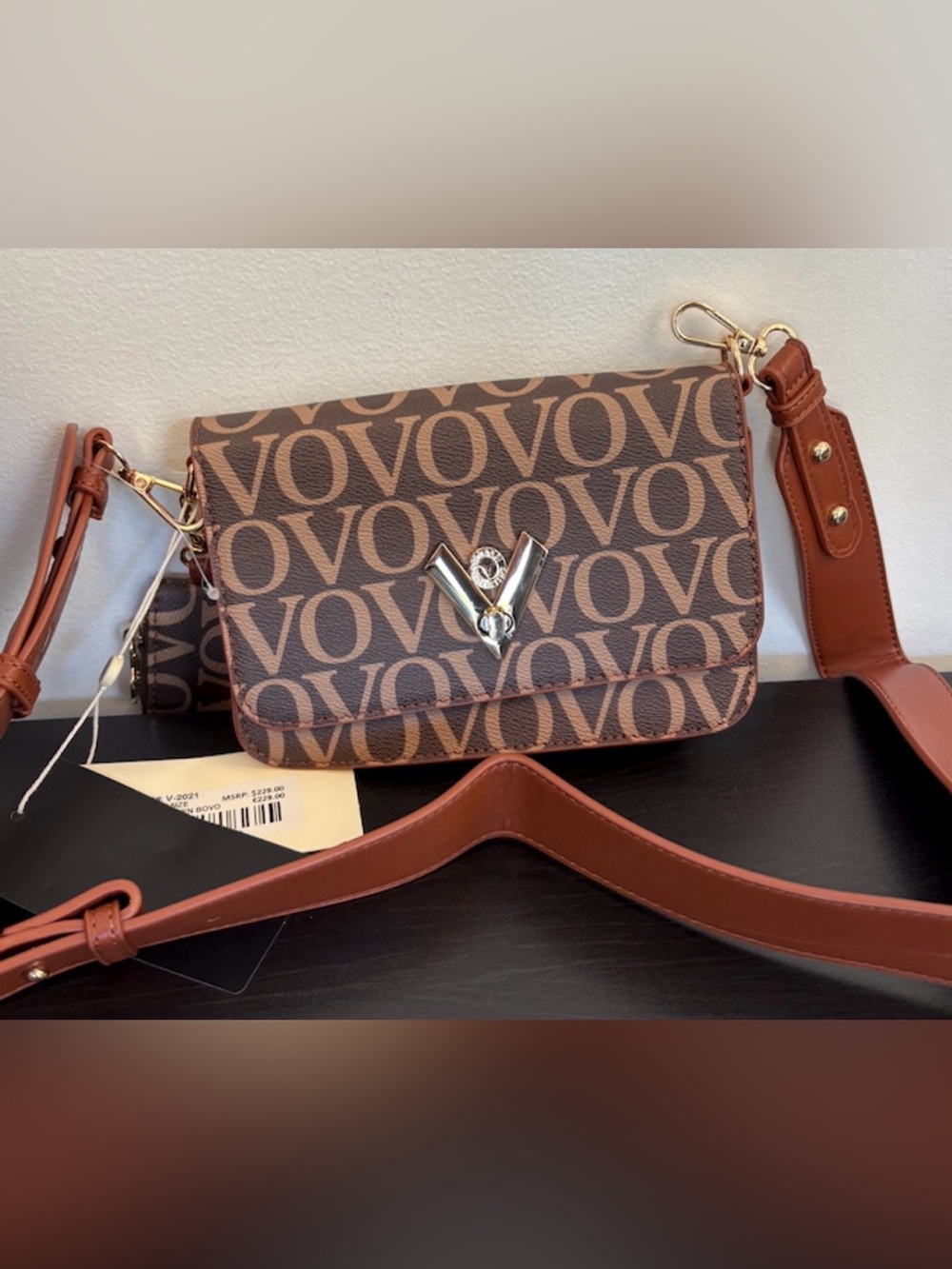 Women’s Valentino Orlandi Crossbody Purse/Wallet Size